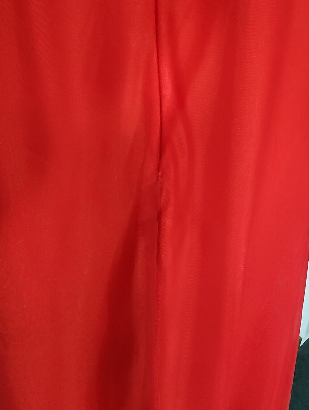 Milano Dress Spaghetti-Strap Rose Detail Full Length Formal Evening Red Size XL - Picture 13 of 17